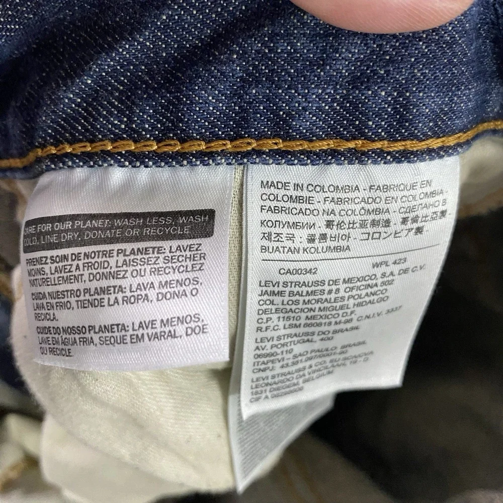 Levi's 505 Regular Fit Men's Straight Leg Blue Denim Stretch Jeans Zip Fly 31x32